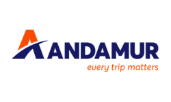 Andamur logo – fuel and transport solutions.