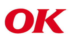 Logo OK – card de combustibil internațional.