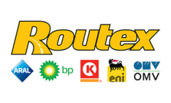 Logo Routex – card de combustibil internațional.